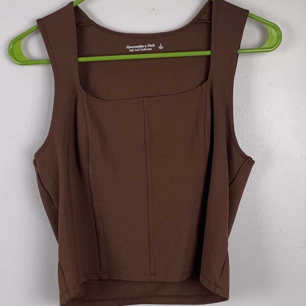 Abercrombie & Fitch Chocolate Brown Tank Top large